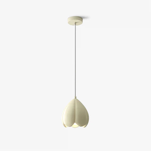 FlowerGlow Pendant Lamp - Elegant Cream-Colored Pendant Lamp for Warm, Atmospheric Interiors