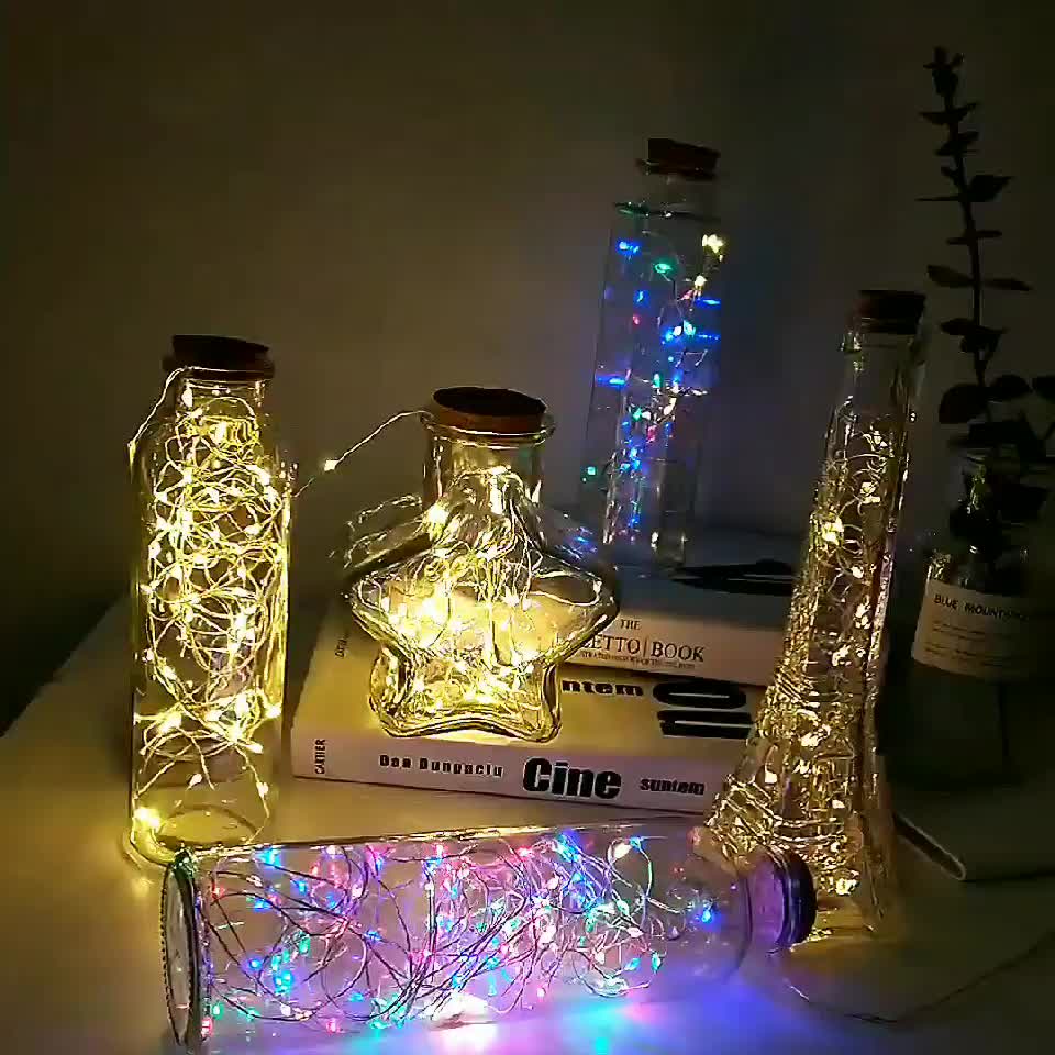 TwinkleWire - USB LED Lichtslinger in Koperdraad