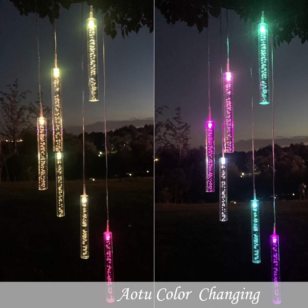 SolarChime - Colourful LED Wind Chime Outdoor