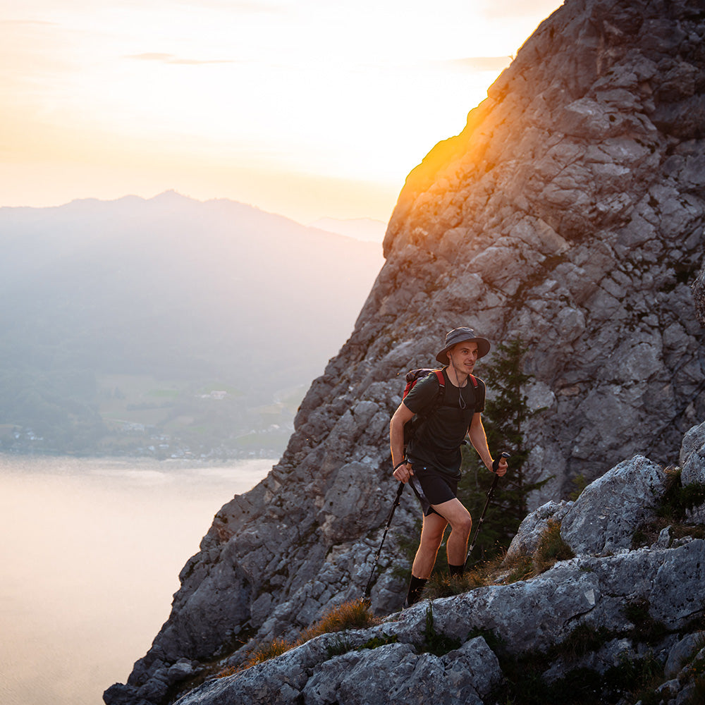 UltraLight Trekking Poles – Lichtgewicht Vouwstokken met Kurken Handgrepen
