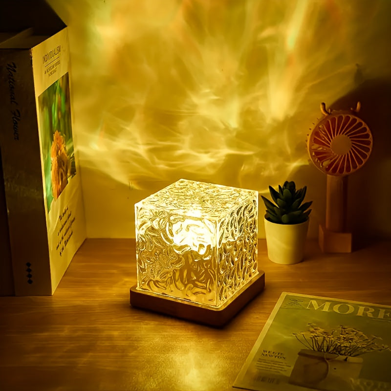 LumiGlow – Modern USB Night Lamp with Touch Control