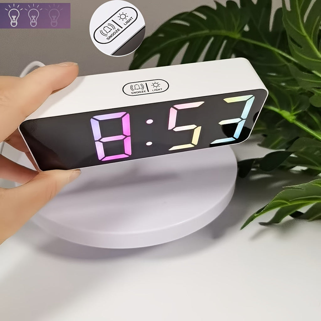TimeGlow – Stylish LED Alarm Clock with Dimming Function
