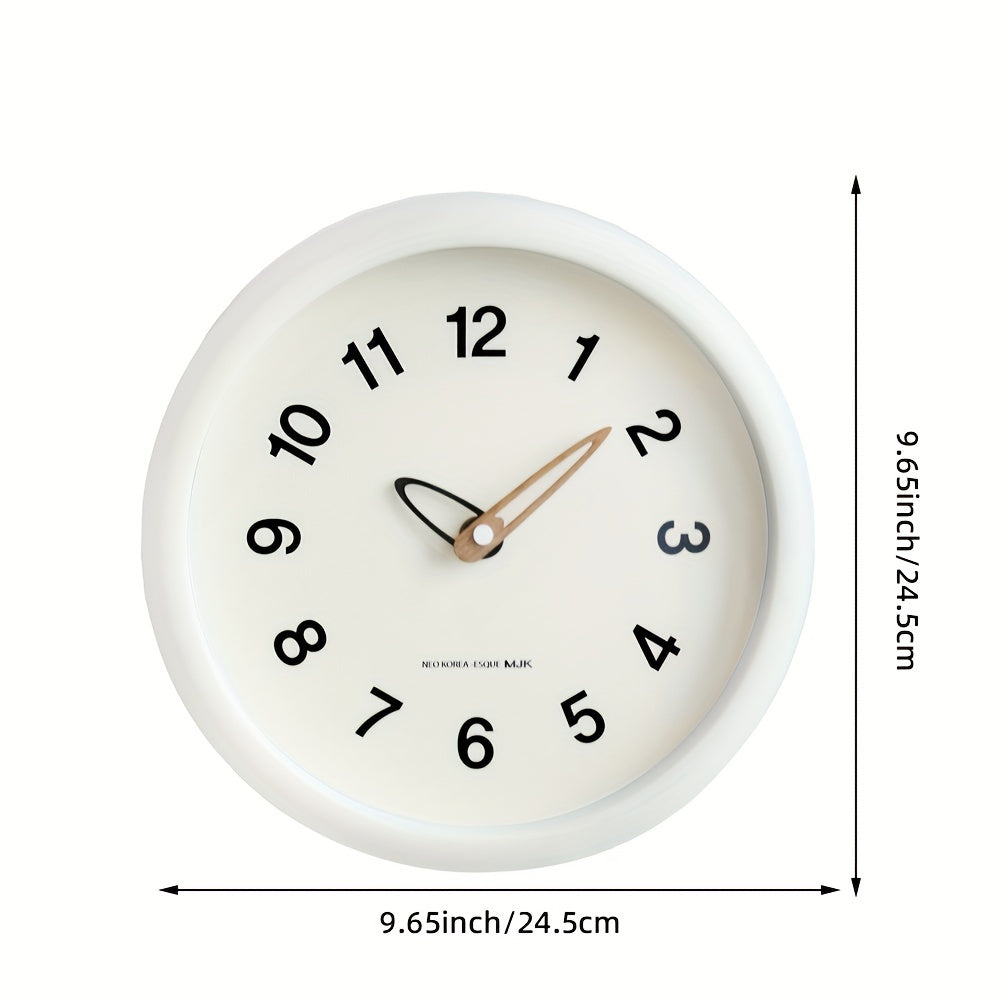 SilenceTime Clock – Elegant 10-Inch Wall Clock for Home