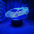 AutoLamp – 3D Sports Car Night Lighting with USB