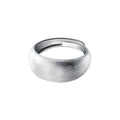 Adjustable Silver Dome Ring - Elegant Nora with Timeless Charm