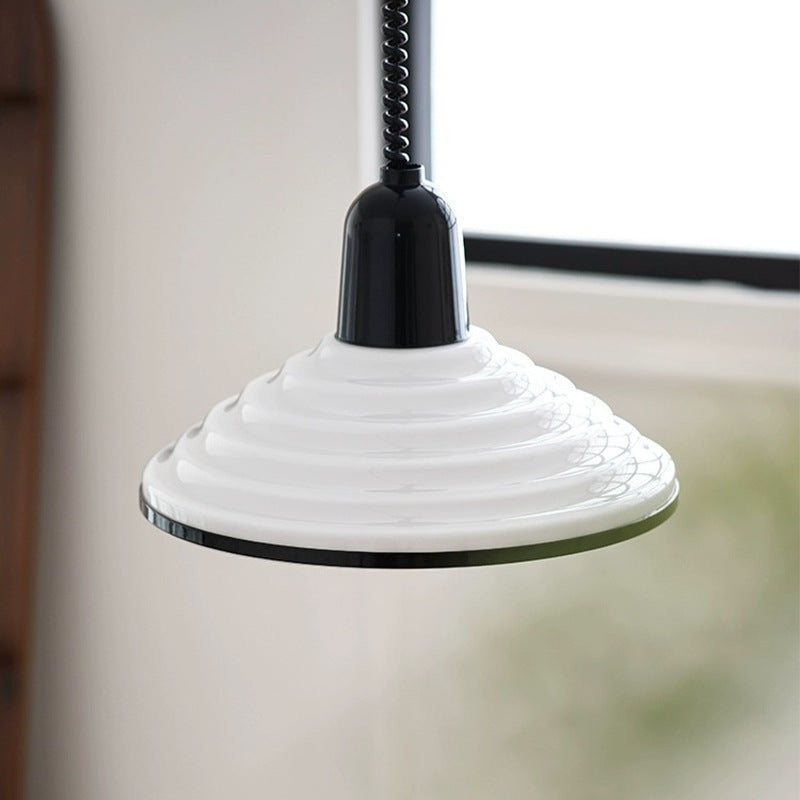 EclatCremeux Chandelier - Refined Cream-Colored Pendant Lamp