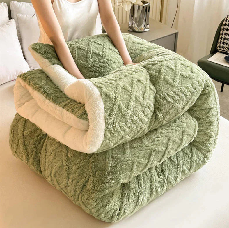 SereneSleep Winter Duvet Cover - Luxurious Cashmere Fleece Duvet for Ultimate Winter Comfort
