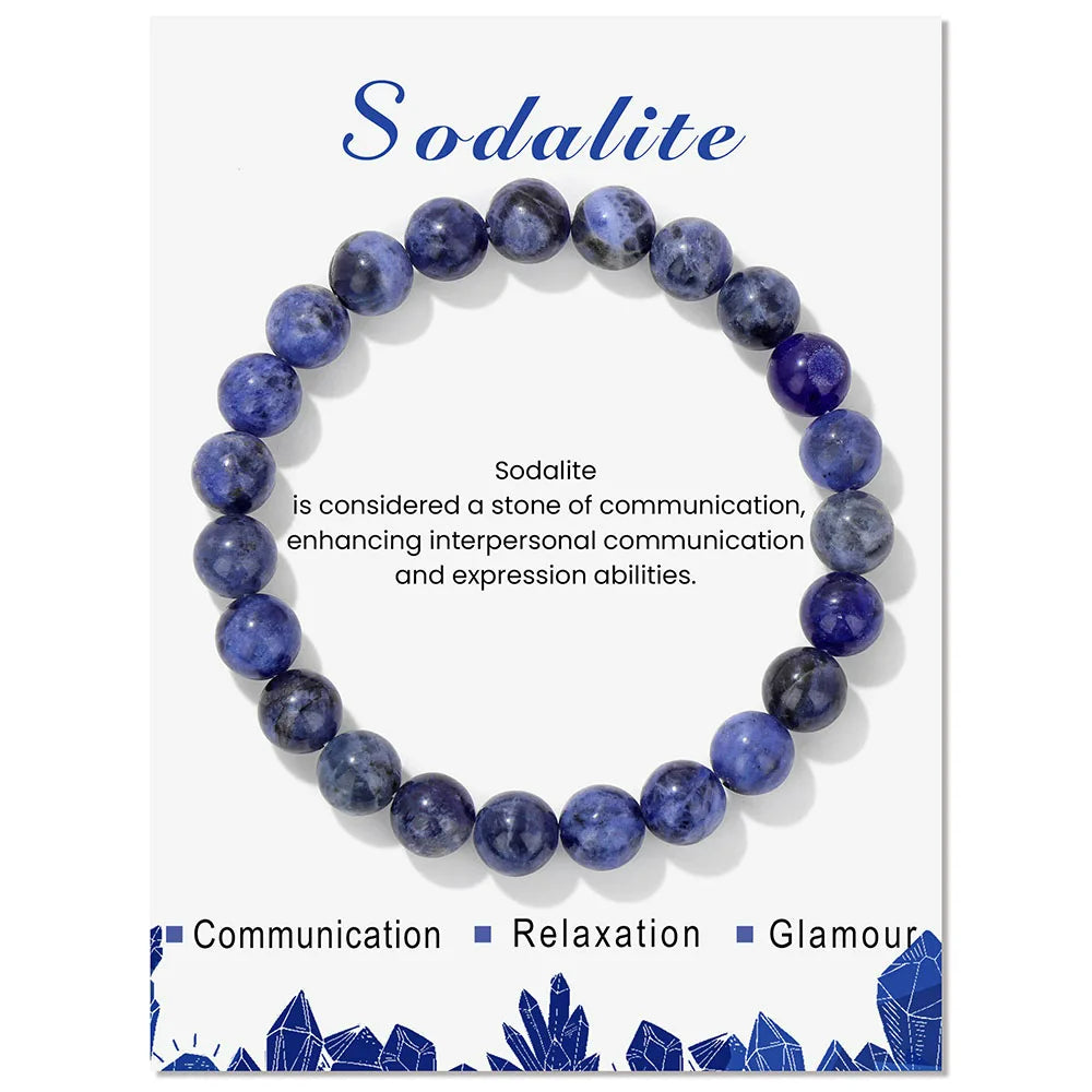 Aria: Natural Crystal Bracelet for Healing Energy