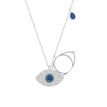 Chic Leyla Necklace with Protective Evil Eye