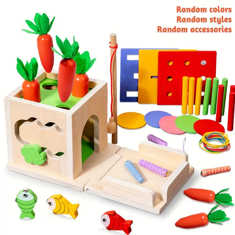 Creatieve 8-in-1 Montessori Speelset - Voor Avontuurlijke Baby's