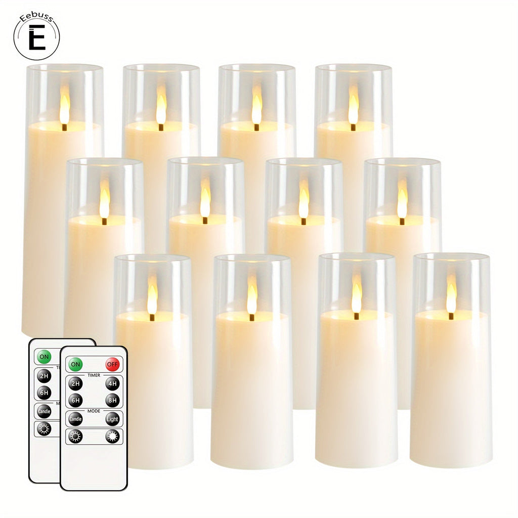 GlowCandle – Set of 5 LED Candles with Remote Control