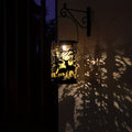 LumiGlow Lantern - Solar Energy Iron Lantern with Nature Design