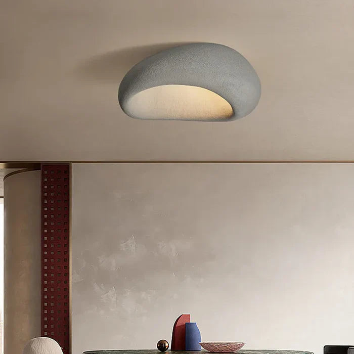 SereneAura Ceiling Light – Natural Wabi Sabi Lighting