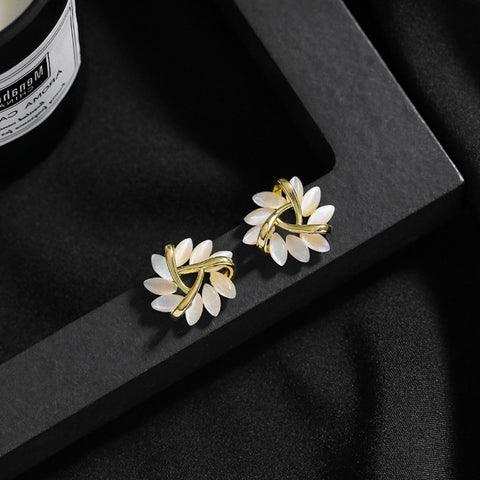 BlossomStud Earrings - Elegant Sakura Earrings