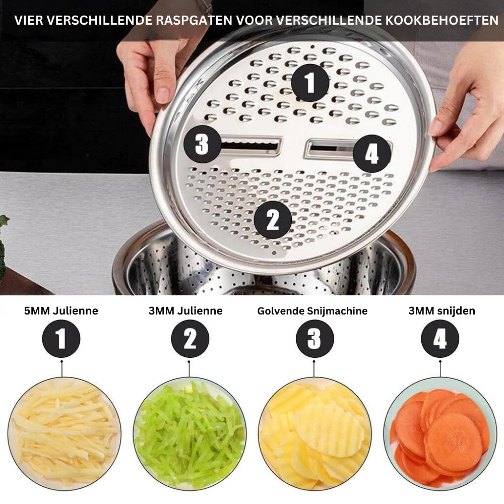 Master Chop - Stylish 3-in-1 Stainless Steel Cutting Drawer