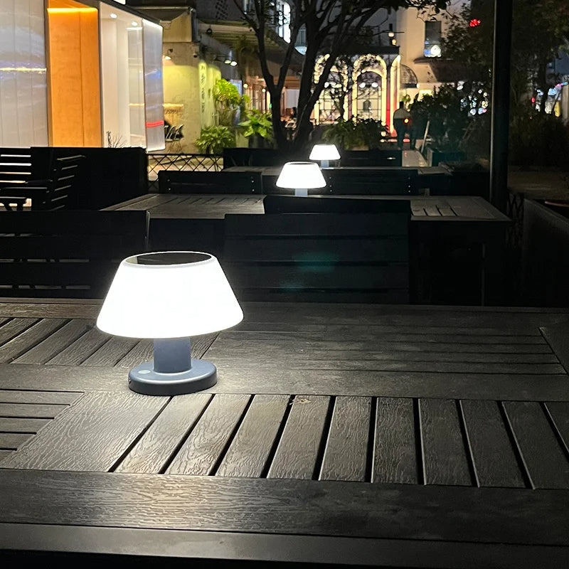 SolarGlow | Solar-Powered Table Lamp