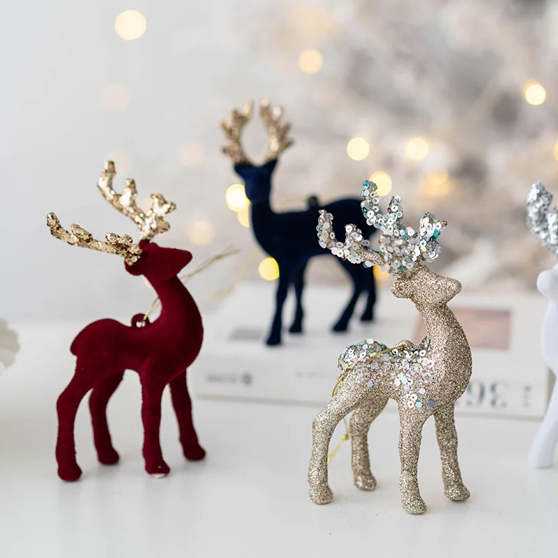 Sparkling Deer Ornament – Luxury Christmas Decoration for a Festive Atmosphere
