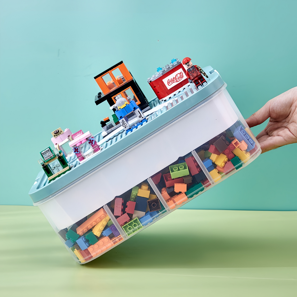 Stack Genius - Elegant Storage Box with Lid for Any Room