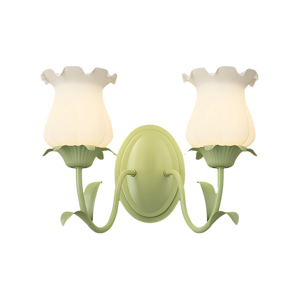 FloraGlow - 3D Glass Flower Wall Lamp for Mood Lighting