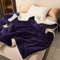 Luxury Comfort – Dark Purple Milk Fleece Blanket