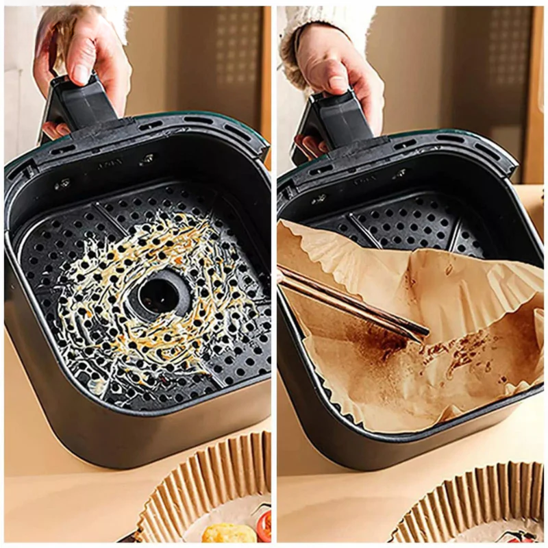 AirFryClean Paper - Innovative Non-Stick Baking Paper for Air Fryers