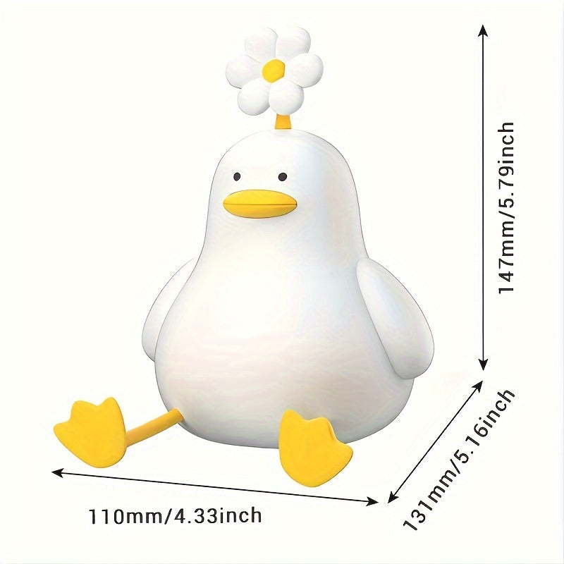 BloomDuck – Dimmable Silicone Night Light with Tap Function