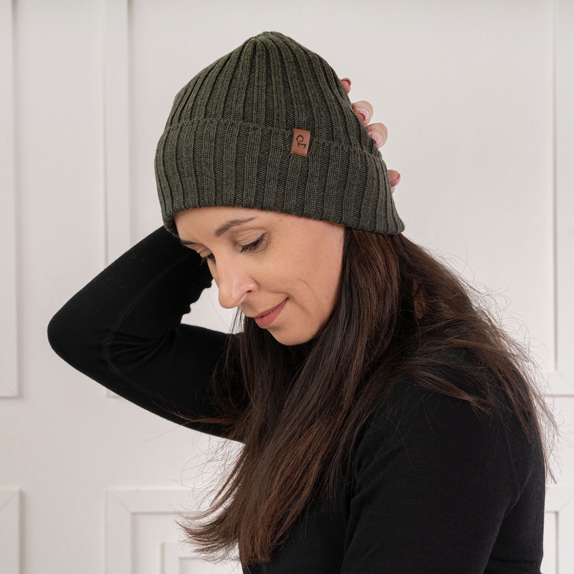 CozyMerino Beanie - Luxury Merino Wool Beanie for Women
