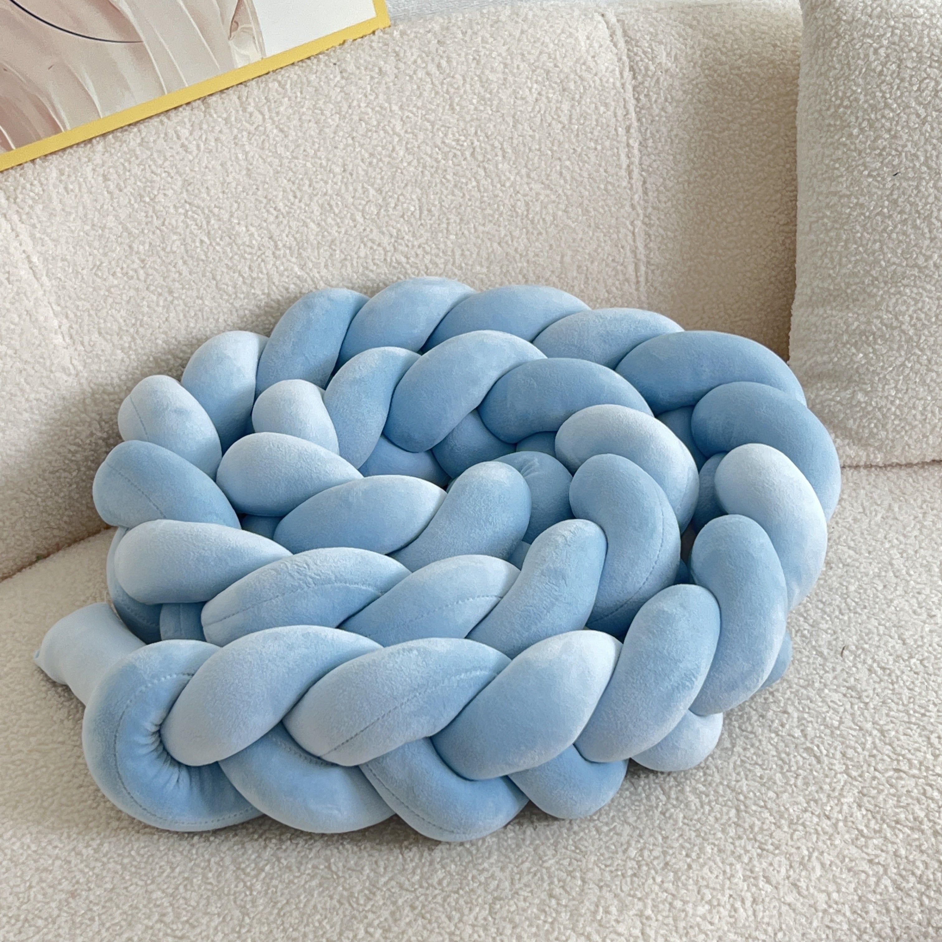WaveCushion - Modern Washable Floor Cushion with Geometry