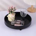 ClassicTray – Luxury Black Wooden Tray for Decoration
