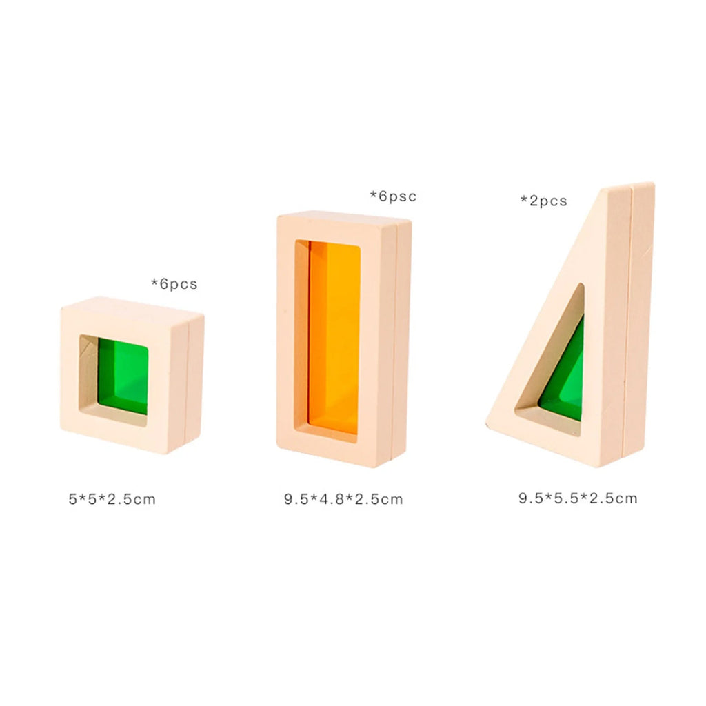 CreativeBlocks – Colorful Wooden Play Stones for Children
