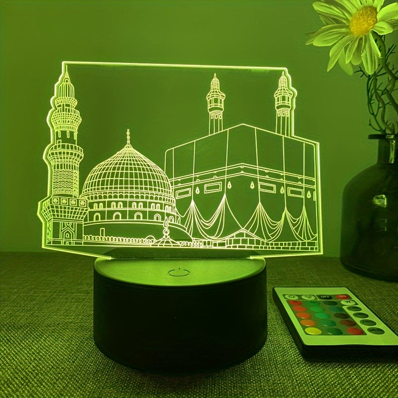 GlowSphere Lamp - 3D Night Light with Remote Control