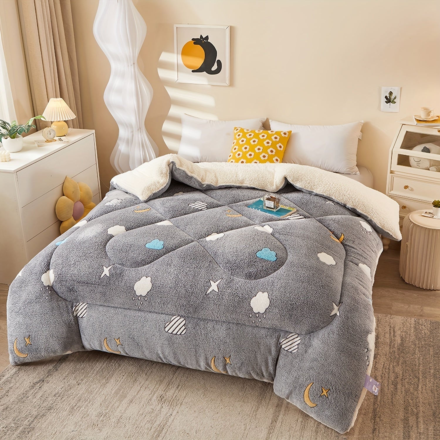 FloralDream – Soft Fleece Winter Duvet