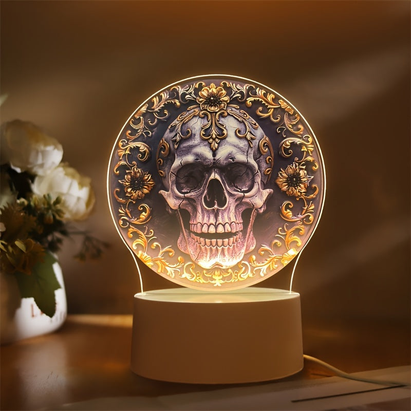 LumiSkull - Colorful USB Skull Table Lamp