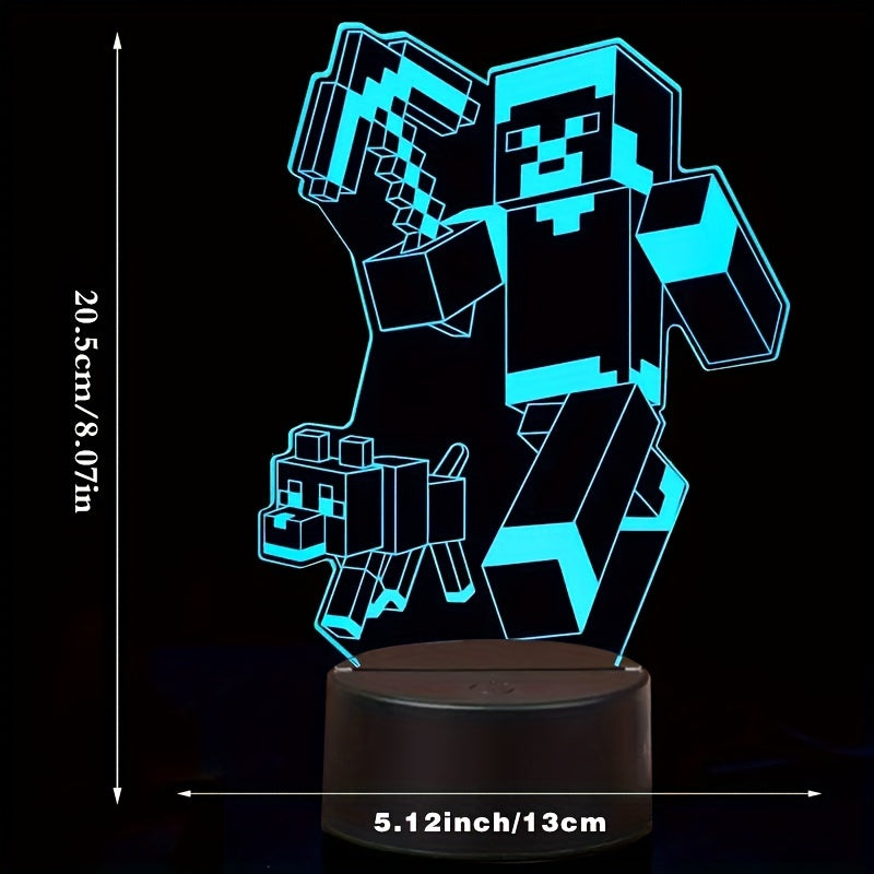 IlluGlow - 3D Night Lamp with Colors and USB