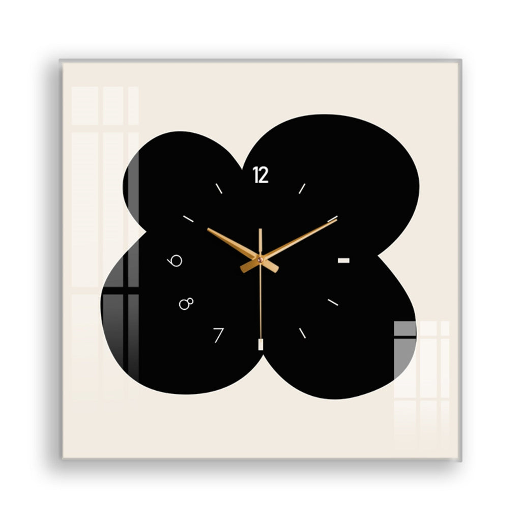 FloralTime Clock - Elegant Floral Wall Clock