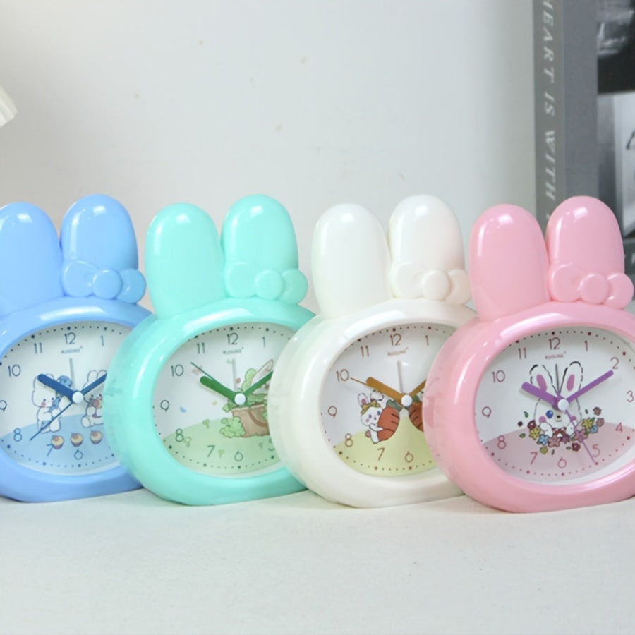 BunnyTime Clock - Cute LED Alarm Clock with Nightlight