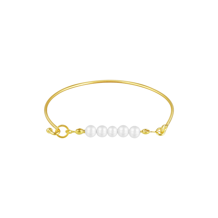 Elegant Bracelet with Fine Pearls - Selina