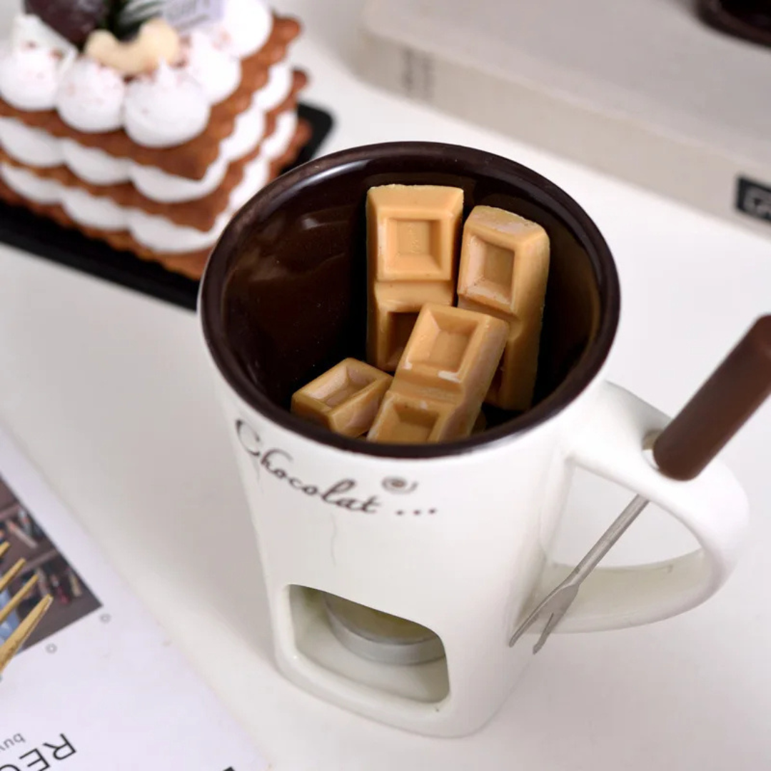 ChocoFondue - Elegant Bowl for Meltable Chocolate & Cheese