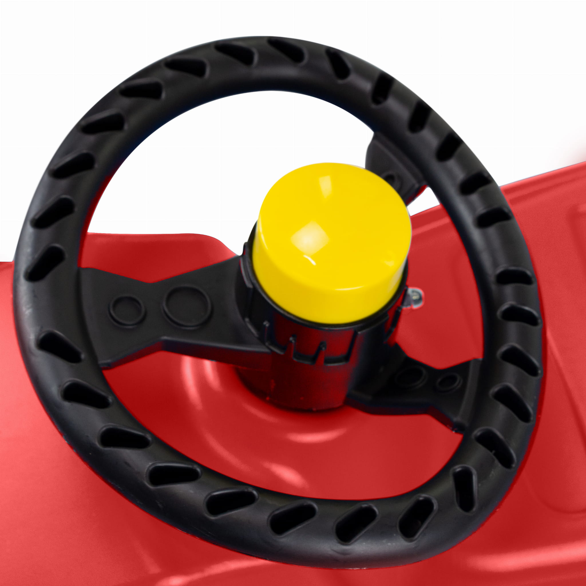 SnowGlide Sled - Lightweight Red Plastic with Steering