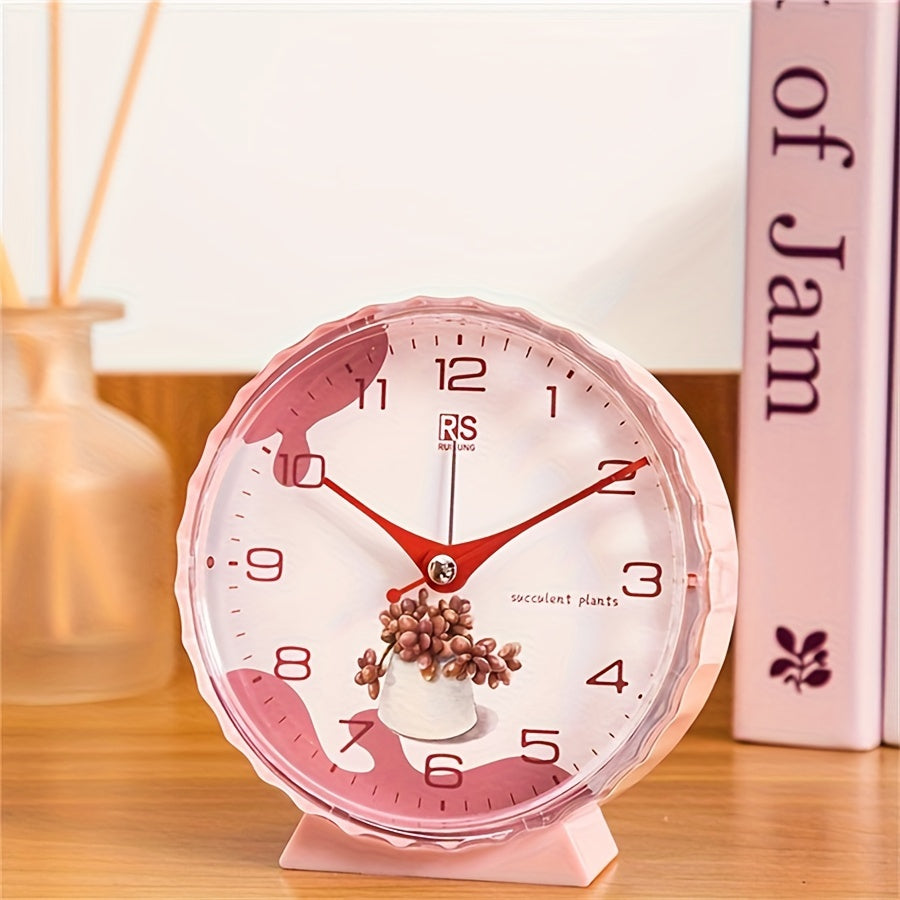 FloraTime Clock - Elegant Flower Grower with Alarm