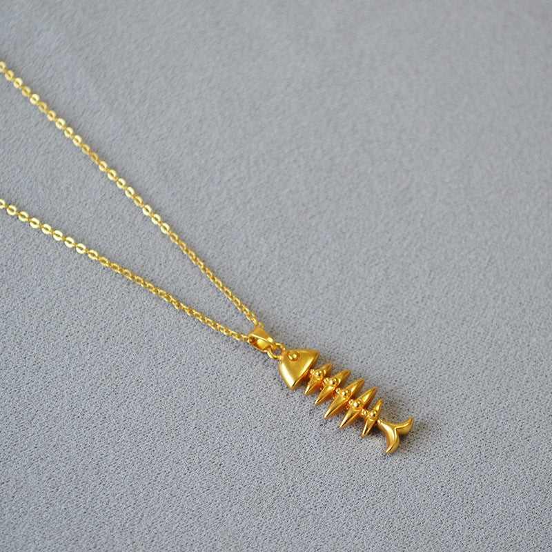 GoldenWeave Necklace - Elegant Herringbone Necklace