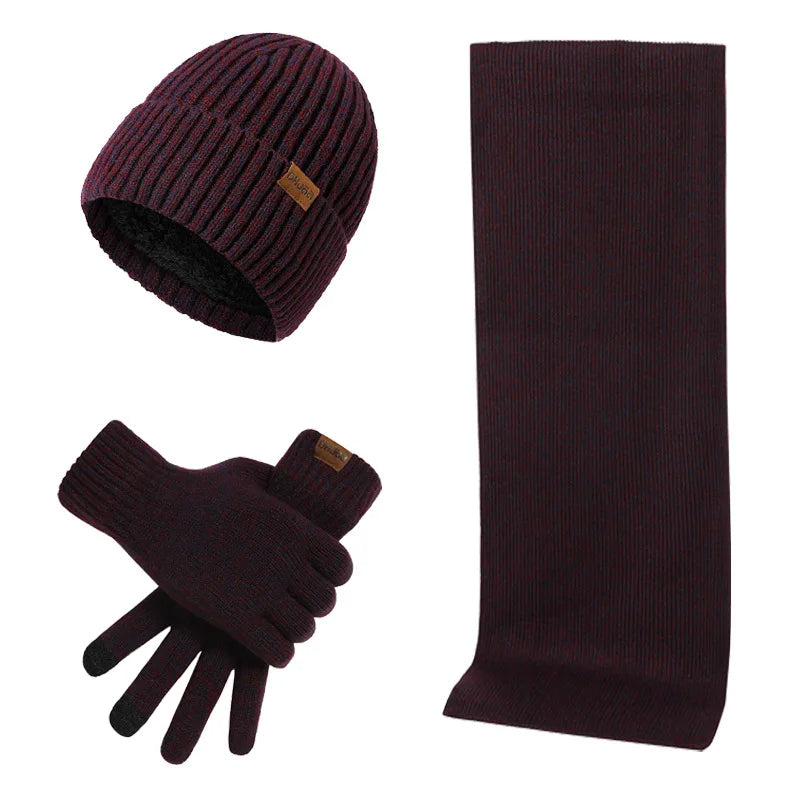 ArcticStyle – Trendy Winter Set with Beanie and Gloves