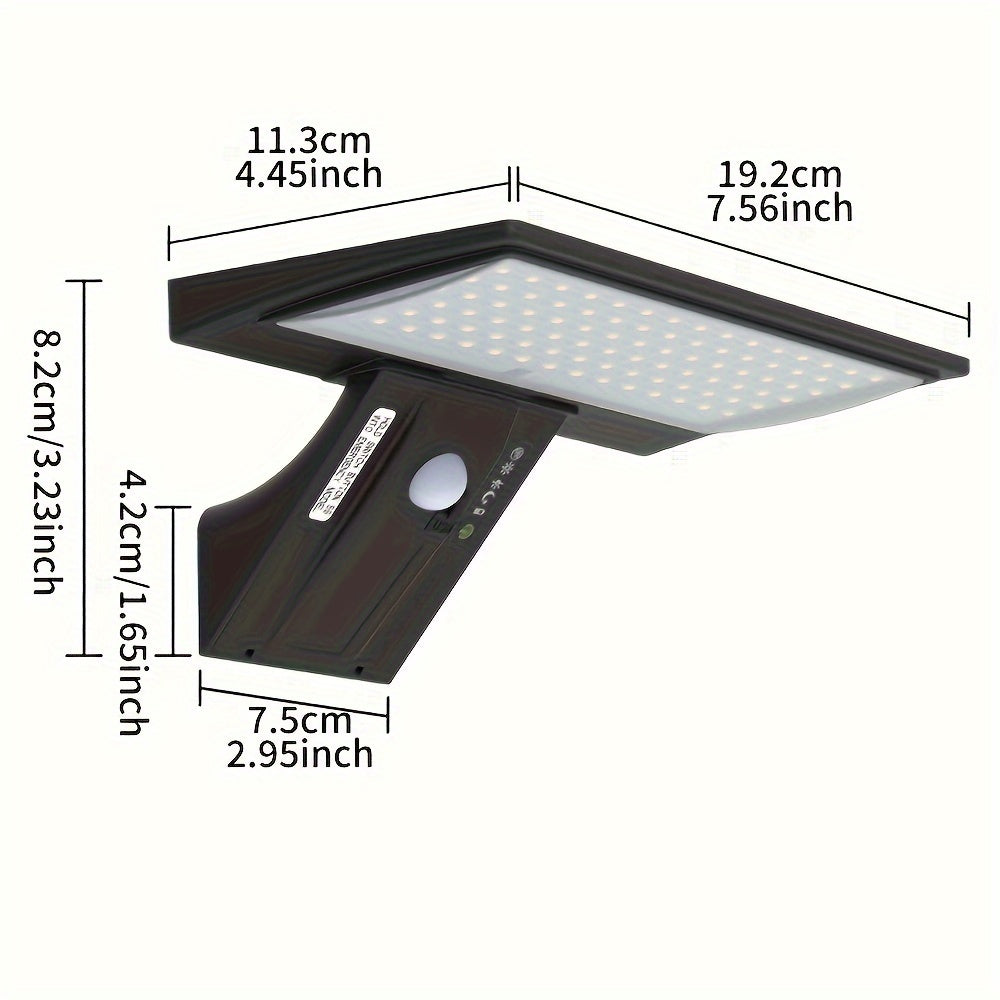 SolarGuard Light - Modern Outdoor Wall Lamp with Sensors