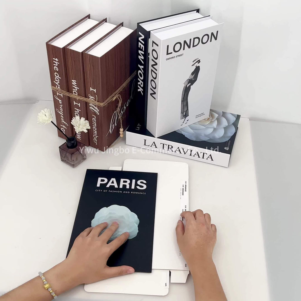 ChicDecor - Set of 3 Elegant Books for Interior Styling