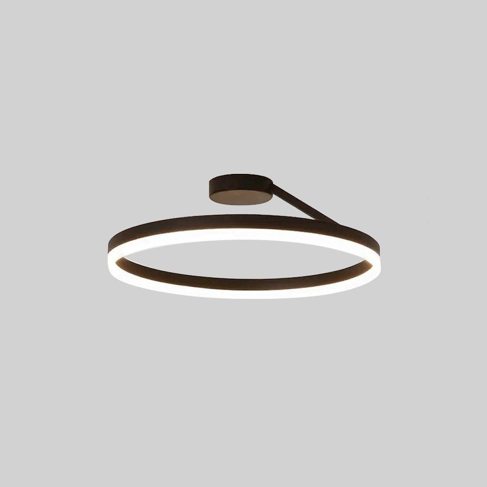 RadiantGlimmer Ceiling Lamp - Luxurious Golden LED Lighting with Metal Accents