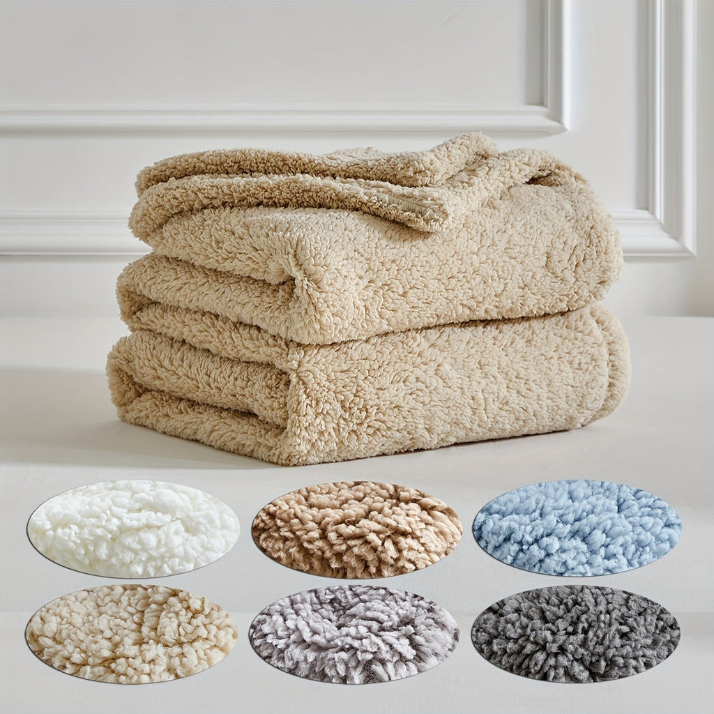 CozyWrap – Luxury Sherpa Fleece Blanket for Winter Days