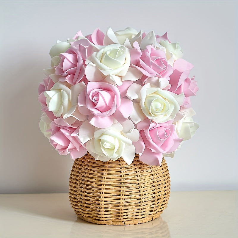 FloraGlow - Luxury Art Deco Rose USB Table Lamp