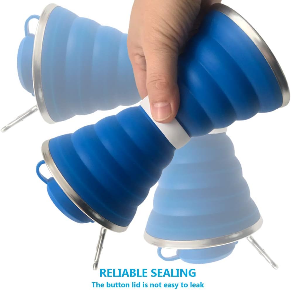HydroFold - Handy Foldable Water Bottle with Hook