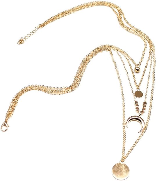 Selania - Elegant Half Moon Necklace