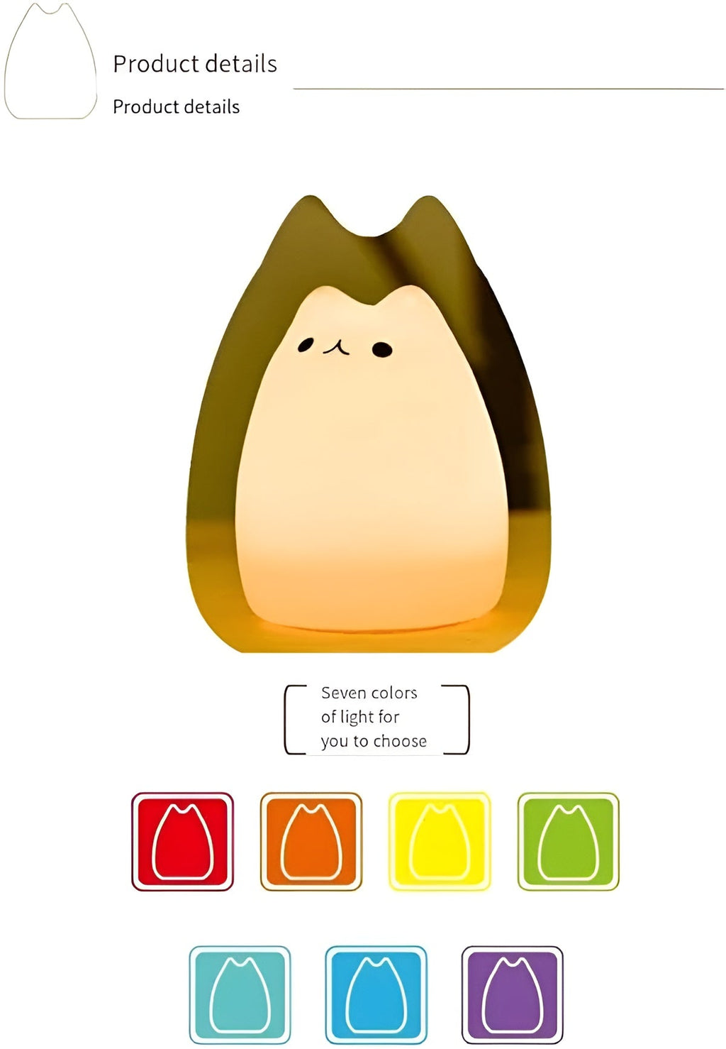 Stylish Night Lamp for Children – Dream Cat